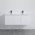 Alpha Wall Hung PVC Vanity with soft closing LK-AL124DW