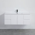 Alpha Wall Hung Vanity with soft closing LK-AL124W