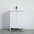 Alpha Ensuite Free Standing PVC Vanity Ensuite Gloss White LK-AL63L