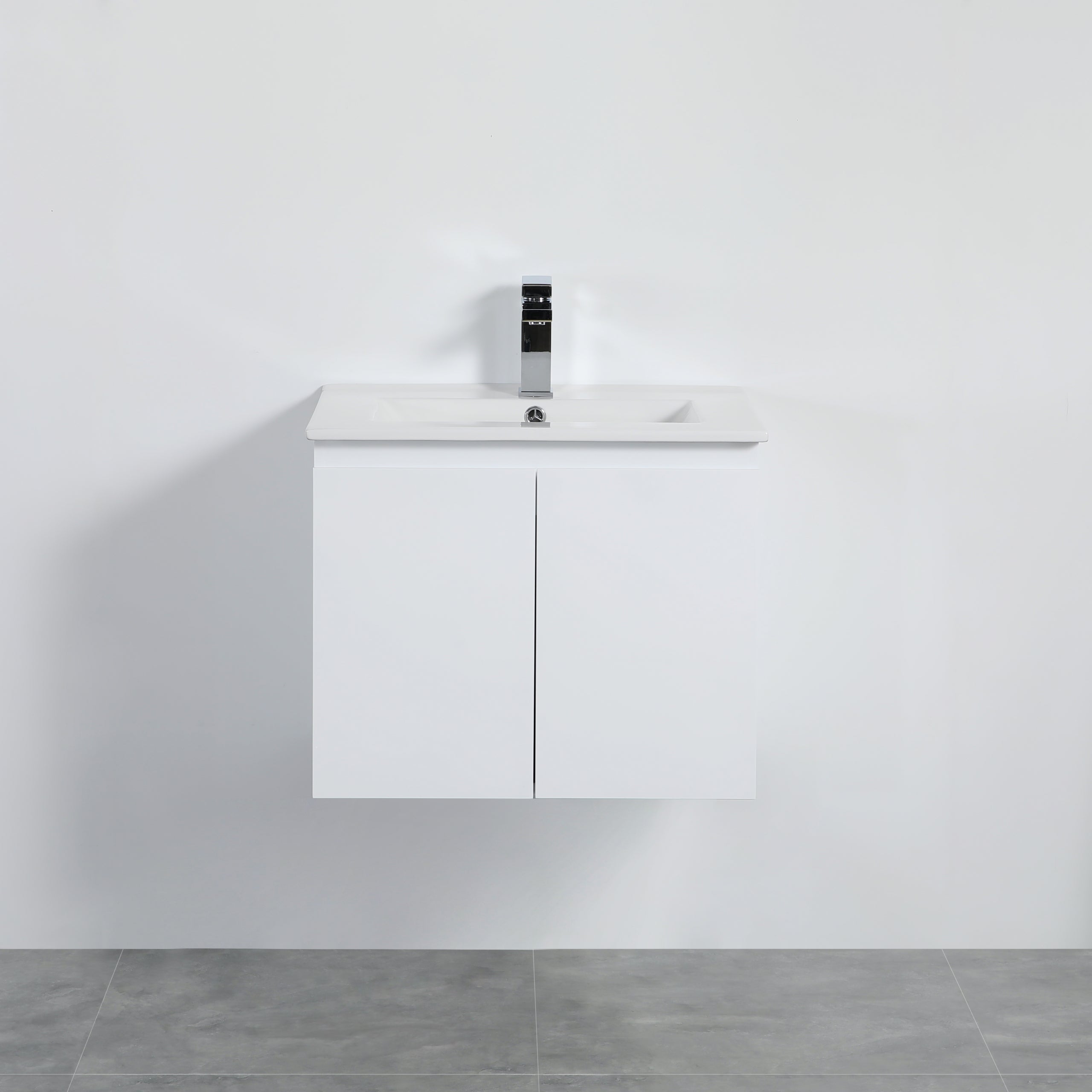 Alpha Ensuite Wall Hung Vanity with soft closing LK-AL63W