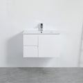 Alpha Ensuite Wall Hung PVC Vanity Gloss White LK-AL73LW