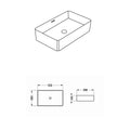 Crete Ceramic Above Counter Basin LK-CA555-OF