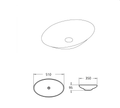 Cabrita Ceramic Above Counter Basin LK-CBA510