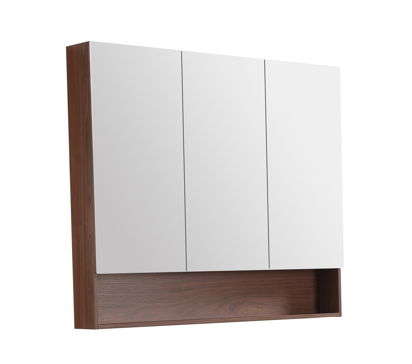 Clark Plywood Mirror Cabinet Mocha Oak Matte LK-CLMC1200-MO