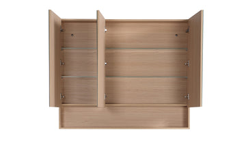 Clark Plywood Mirror Cabinet Sandy Oak Matte LK-LK-CLMC1200-SO