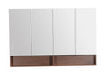 Clark Plywood Mirror Cabinet Mocha Oak Matte LK-CLMC1500-MO