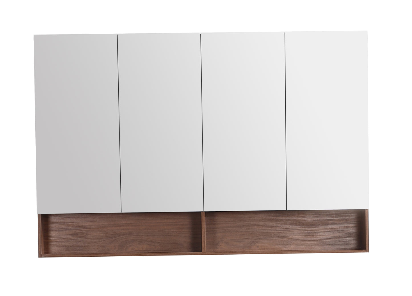 Clark Plywood Mirror Cabinet Mocha Oak Matte LK-CLMC1500-MO