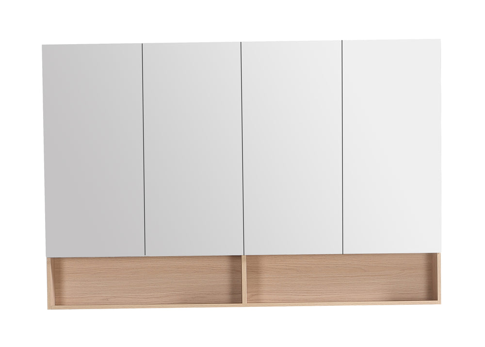 Clark Plywood Mirror Cabinet Sandy Oak Matte LK-CLMC1500-SO