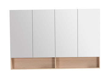 Clark Plywood Mirror Cabinet Sandy Oak Matte LK-CLMC1500-SO