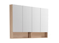 Clark Plywood Mirror Cabinet Sandy Oak Matte LK-CLMC1500-SO
