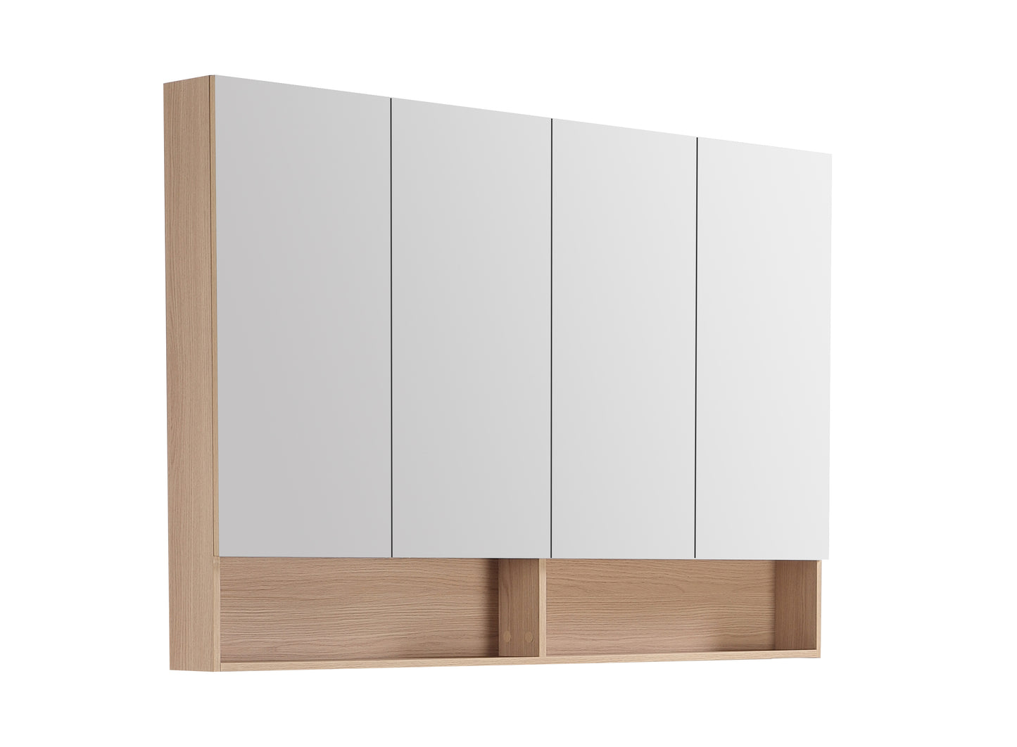 Clark Plywood Mirror Cabinet Sandy Oak Matte LK-CLMC1500-SO
