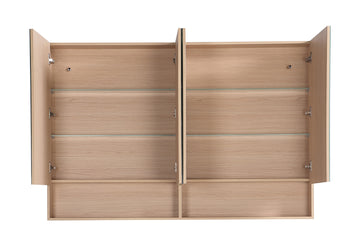 Clark Plywood Mirror Cabinet Sandy Oak Matte LK-CLMC1500-SO