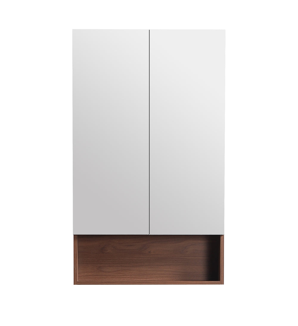 Clark Plywood Mirror Cabinet Mocha Oak Matte LK-CLMC600-MO