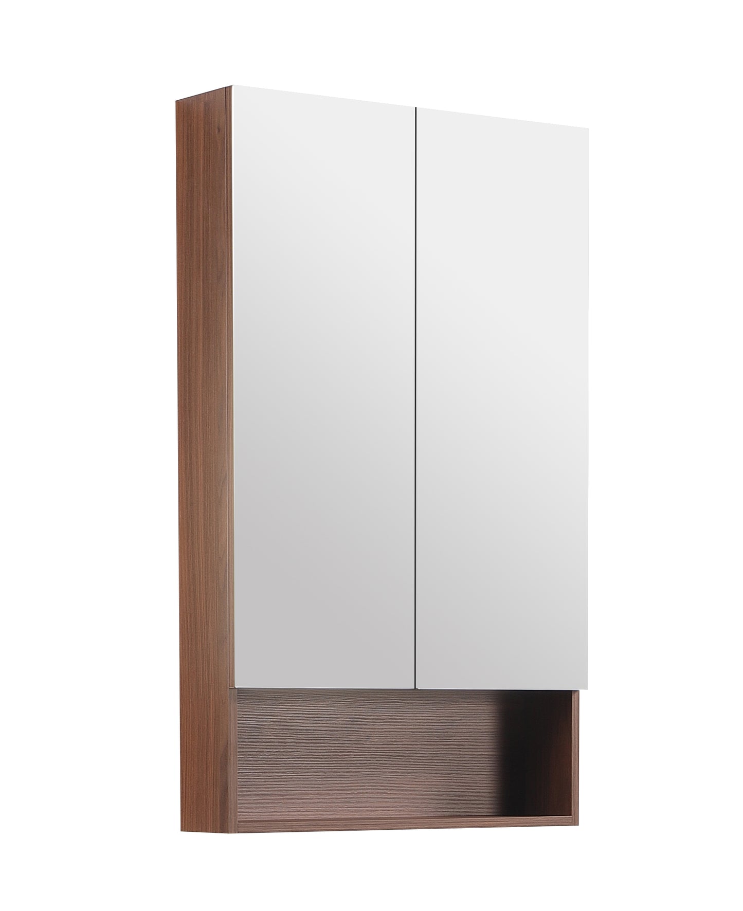 Clark Plywood Mirror Cabinet Mocha Oak Matte LK-CLMC600-MO
