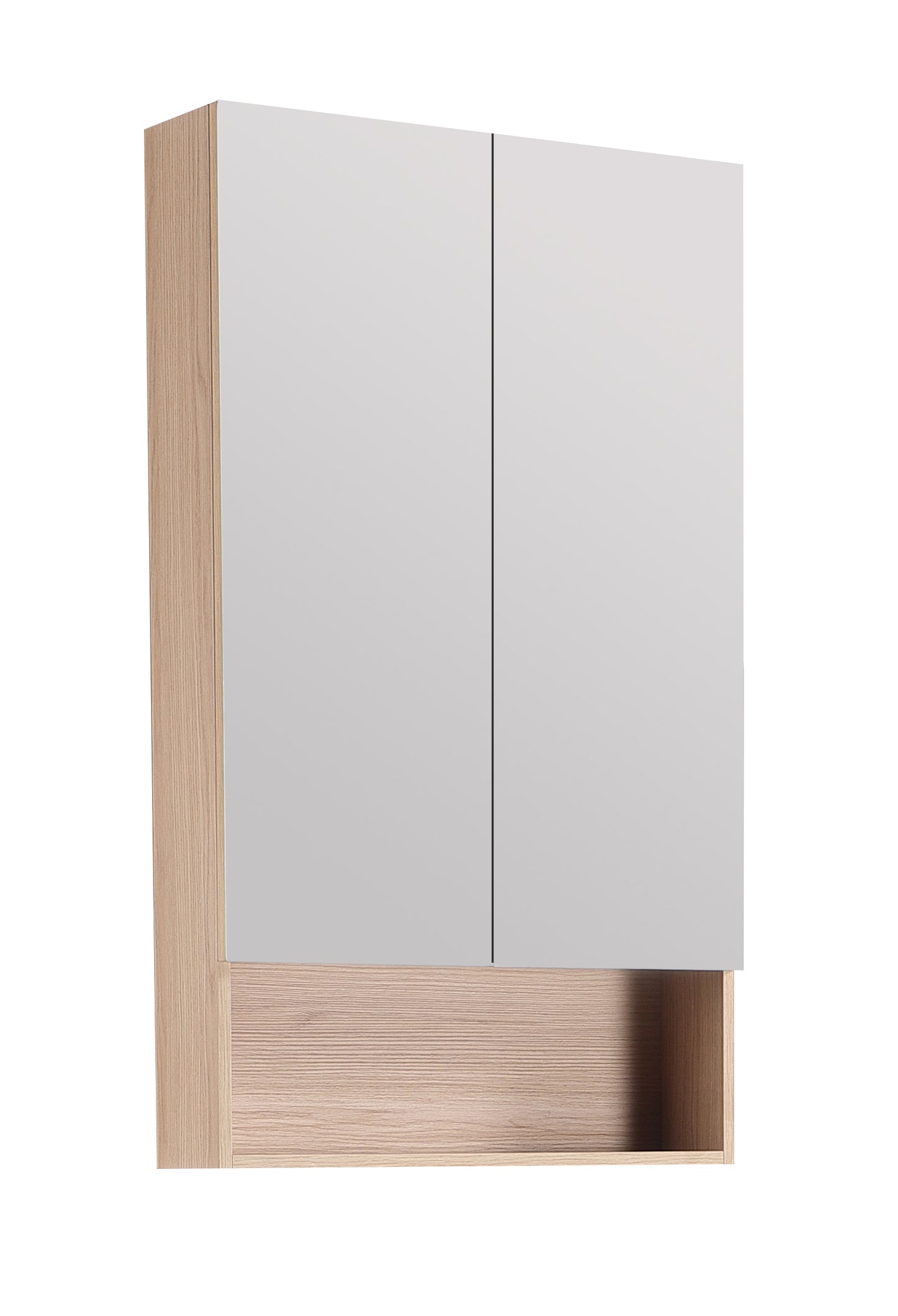 Clark Plywood Mirror Cabinet Sandy Oak Matte LK-LK-CLMC600-SO
