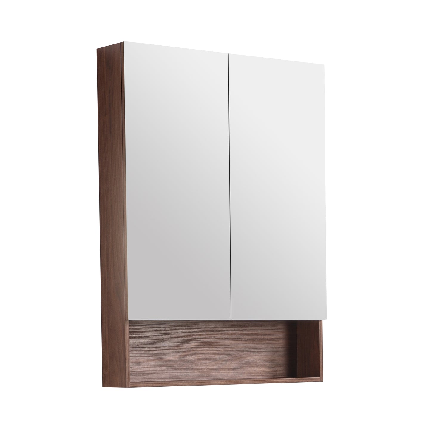 Clark Plywood Mirror Cabinet Mocha Oak Matte LK-CLMC750-MO
