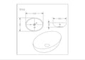 Carey Fine Ceramic Above Counter Basin LK-CRA520-MCB