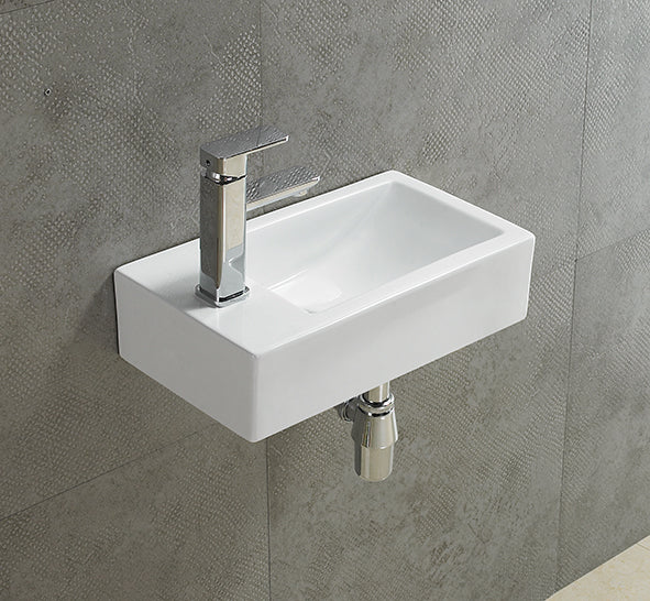 Crete Fine Ceramic Wall Hung Mini Basin LK-CW450