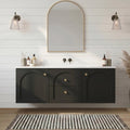 Chester Federation wall hung PVC Cabinet Matte Black