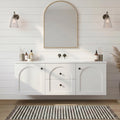 Chester Federation wall hung PVC Cabinet Matte White
