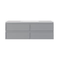 New Hamilton Federation Slim Wall Hung Cabinet Matte Grey LK-FH1521NW-MG