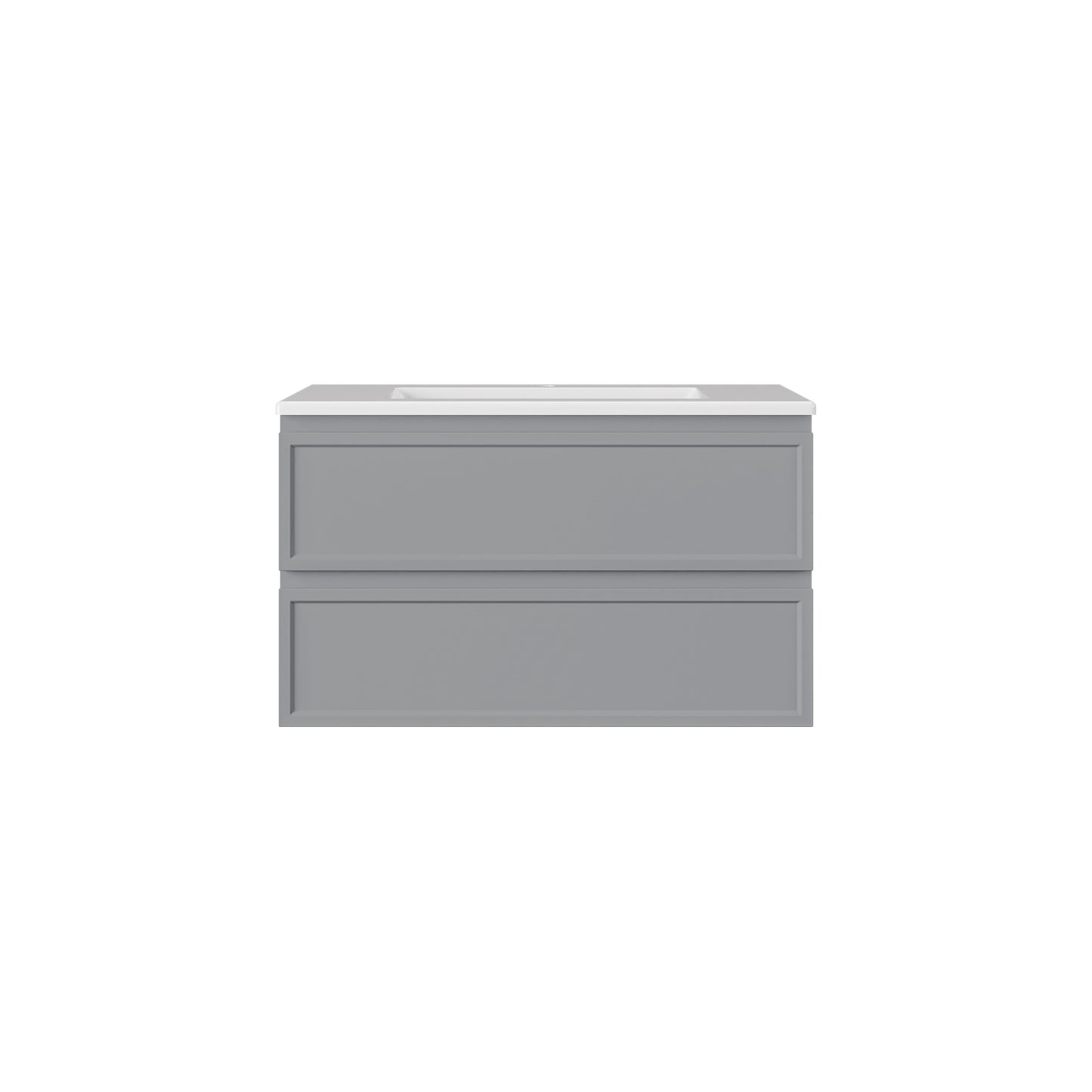 New Hamilton Federation Slim Wall Hung Cabinet Matte Grey LK-FH900NW-MG