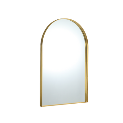 Lukka Bathware Arco Frame Mirror LK-FMAR6090 - Brushed Gold