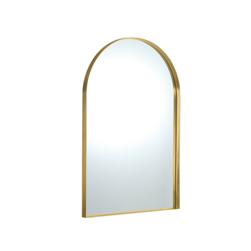 Lukka Bathware Arco Frame Mirror LK-FMAR6090 — Brushed Nickel, Wall Mirrors, Arch