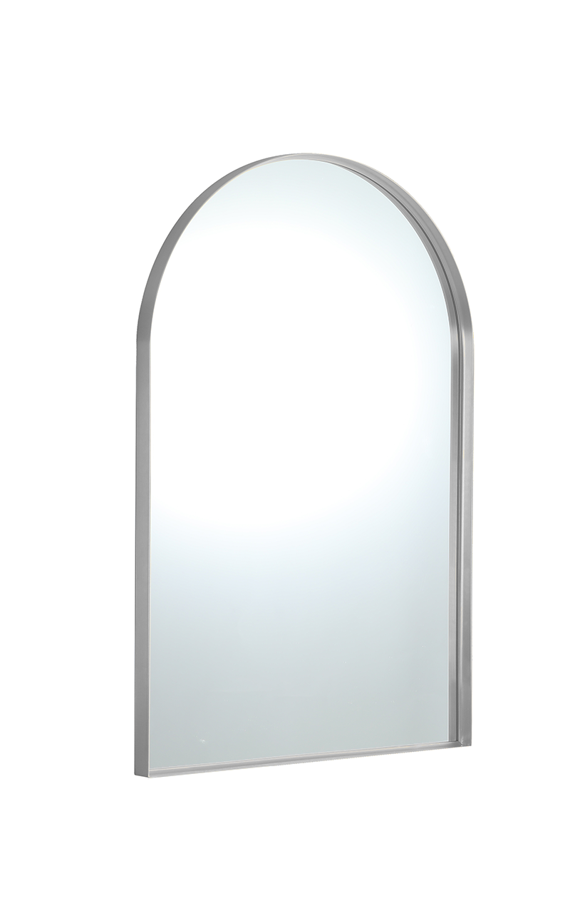 Lukka Bathware Arco Frame Mirror LK-FMAR6090 — Gun Metal, Wall Mirrors, Arch