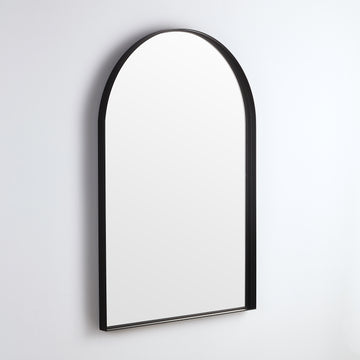 Lukka Bathware Arco Frame Mirror LK-FMAR6090 — Brushed Nickel, Wall Mirrors, Arch