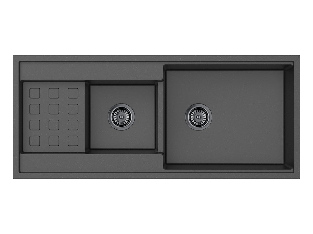 Gabrio Granite Work Station Sink LK-GDKS1160 — Granite Composite, Kitchen Sinks