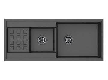 Gabrio Granite Work Station Sink LK-GDKS1160 — Granite Composite, Kitchen Sinks