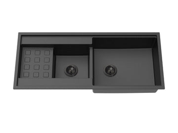 Gabrio Granite Work Station Sink LK-GDKS1160 — Granite Composite, Kitchen Sinks