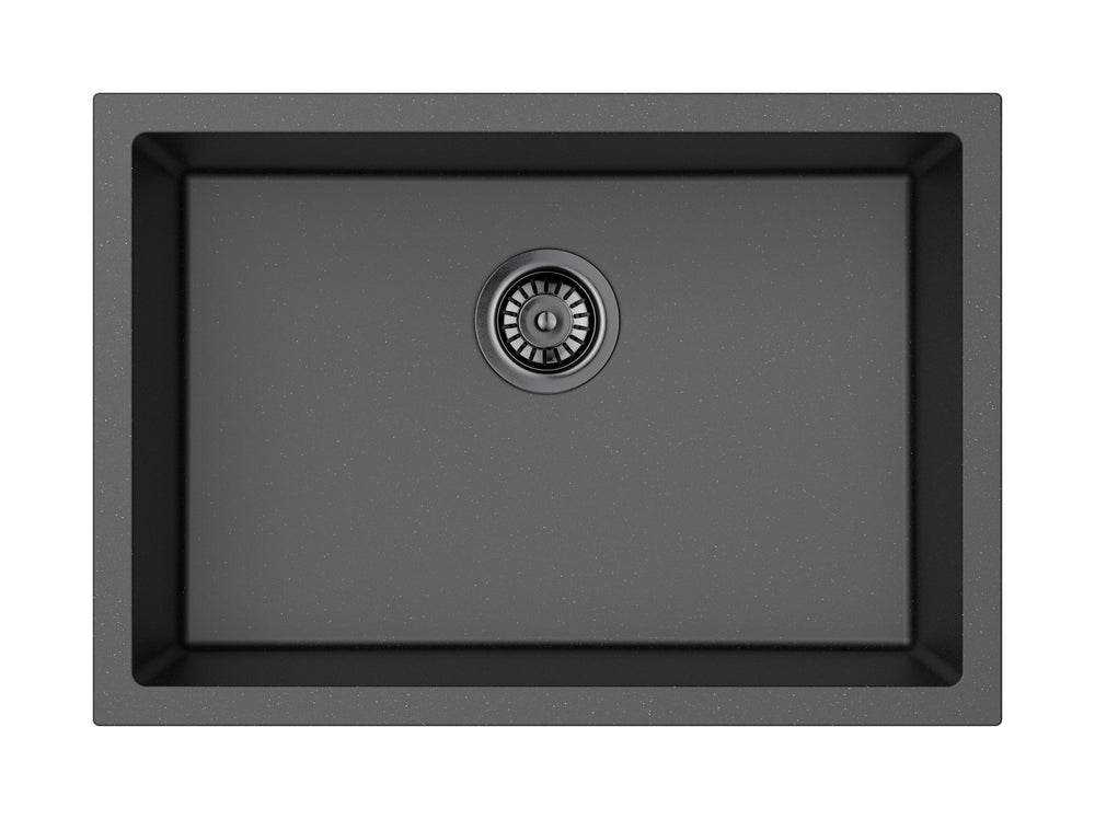 Crete Granite Sink Single Bowl LK-GSKS — Artic White, Granite Composite, Kitchen Sinks