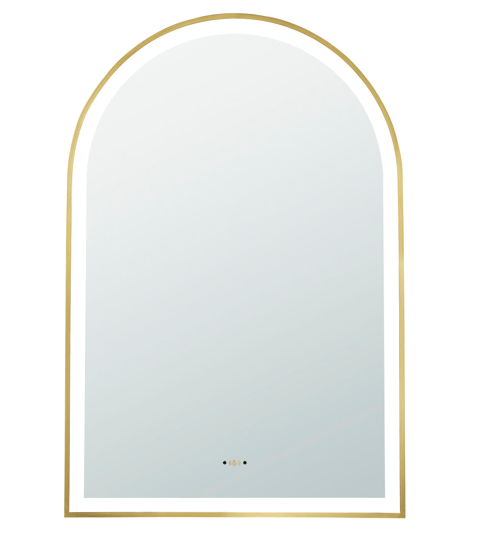 Arco framed LED Mirror LK-LFMAR6090 — GunMetal, LED & Demister Mirrors, Arch