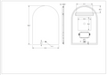 Arco LED Back Lit Pencil Edge LK-LPM6090BL