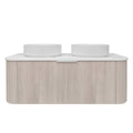 Agena Fluted Wood Grain WH Vanities Coastal Oak LK-MA1200W-CO