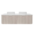 Agena Fluted Wood Grain WH Vanities Coastal Oak LK-MA1500W-CO