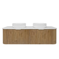 Agena Fluted Wood Grain WH Vanities Prime Oak LK-MA1500W-PO