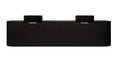 Agena Modern Fluted Cabinet Matte Black