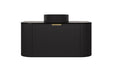 Agena Modern Fluted Cabinet Matte Black