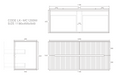 Cabarita Morden Wall Hung PVC Cabinet Matte White
