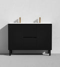 Crete Modern Free Standing Vanity Matte Black