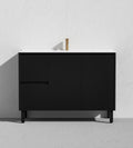 Crete Modern Free Standing Vanity Matte Black