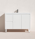 Crete Modern Free Standing Vanity Matte White