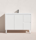 Crete Modern Free Standing Vanity Matte White