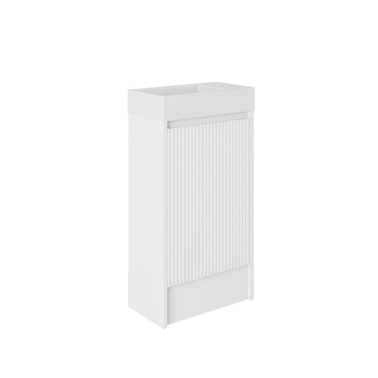 Crete Mini Free Standing PVC Cabinet on kickboard LK-MC42LK-MW