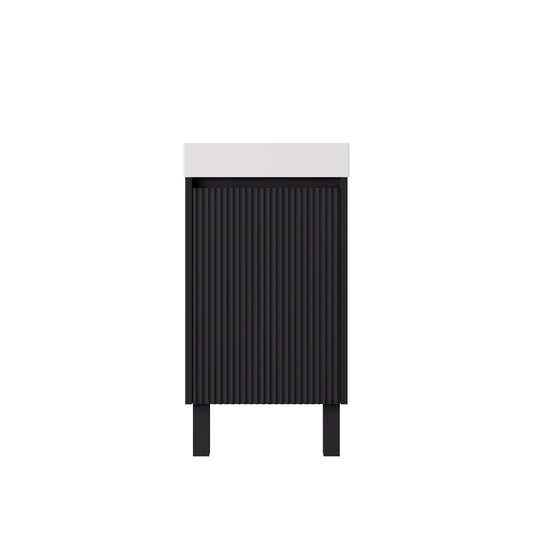 Crete Mini Free Standing PVC Cabinet on legs LK-MC42L-MB