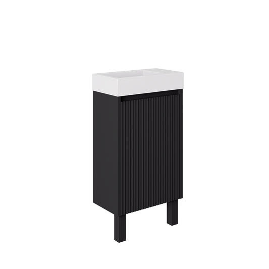 Crete Mini Free Standing PVC Cabinet on legs LK-MC42L-MB
