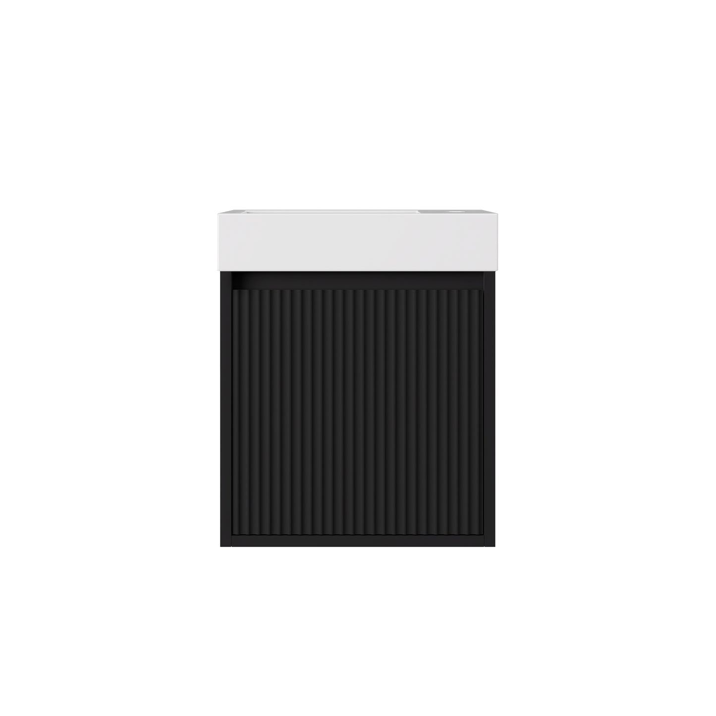 Crete Mini Wall Hung PVC Cabinet LK-MC42W-MB